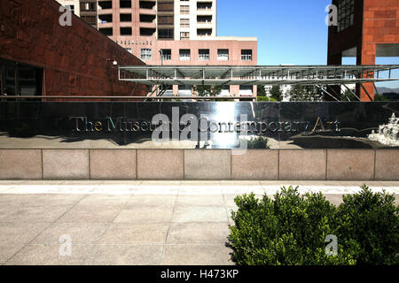 USA, California, Los Angeles, Zentrum des Museums der Stadt, Grand Avenue, MOCA, Stockfoto