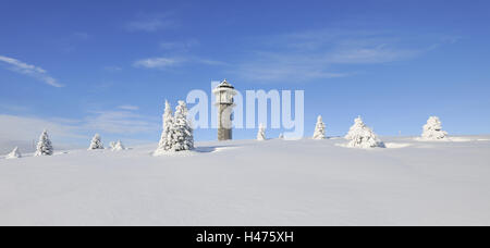 Deutschland, Baden-Wurttemberg, Süd Schwarzwald, Feldberg (Berg), Wetterstation, Stockfoto