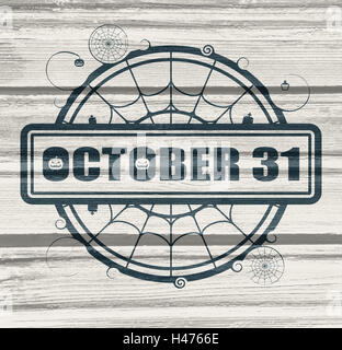 Stempel mit Oktober 31 text Stockfoto