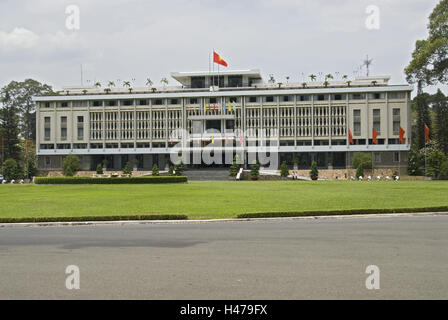 Vietnam, Ho-Chi-Minh-Stadt, Wiedervereinigungspalast, Stockfoto