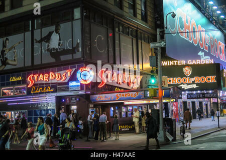 Stardust Diner Neon, Times Square, New York, USA Stockfoto