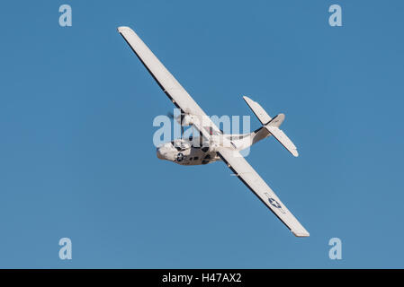 Konsolidierte PBY-5A Catalina Wasserflugzeug 433915 / G-PBYA "Miss Pick Up" betrieben von der Catalina Society (Flugzeug Segeln). Stockfoto