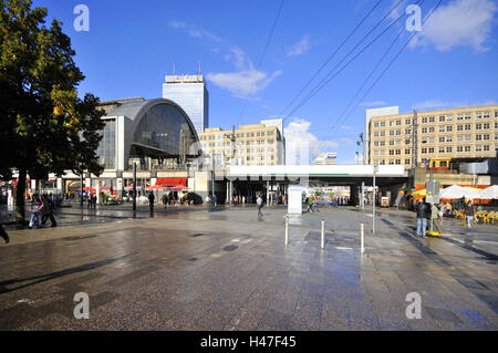 Rathausstraße, Bahnhof, Alexander Platz, Alt Berlin, Berlin Mitte, Deutschland, Stockfoto