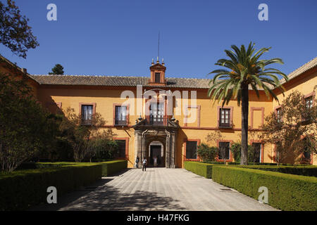 Spanien, Andalusien, Sevilla, Königspalast Alcazar, Stockfoto