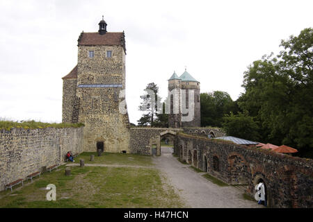 Johannisturm die Burg Stolpen, Stockfoto