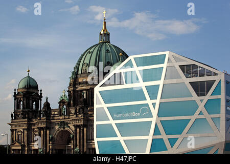 Deutschland, Berlin, Humboldt-Box, Berliner Dom, Stockfoto