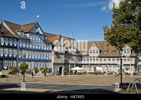 Deutschland, Niedersachsen, Wolfenbüttel, Altstadt, Marktplatz, Rathaus, Stockfoto