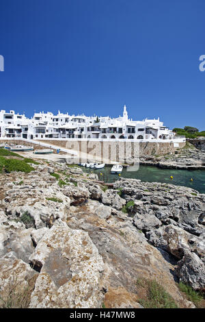Ferien Anlage Binibeca Vell, Binibeca, Menorca, Stockfoto