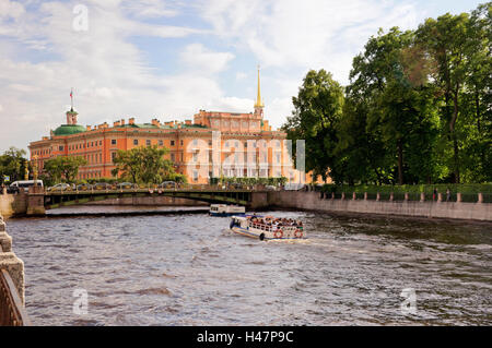 Michailowski Schloss (Ingenieure), St. Petersburg, Russland Stockfoto