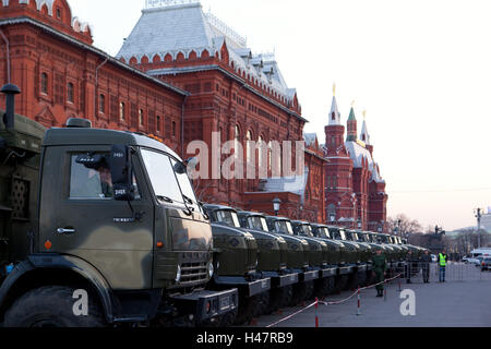 Moskau, Militärparade, Stockfoto