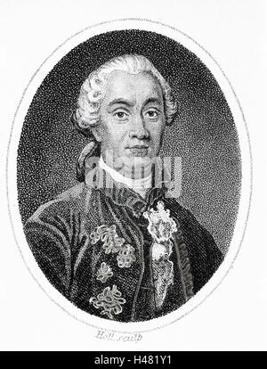 Georges-Louis Leclerc; Comte de Buffon (1707-88) Stockfoto