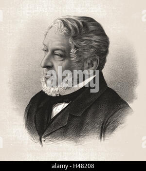 Lionel Nathan de Rothschild (1808-79), britischer Bankier Stockfoto