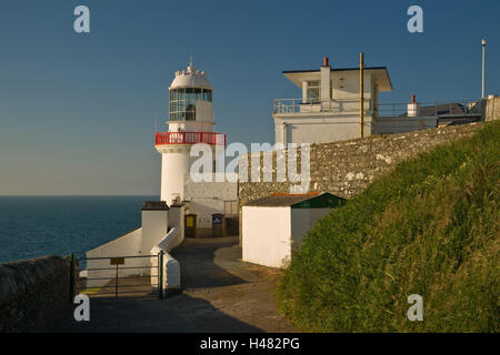 Irland, Wicklow Head Leuchtturm, Stockfoto