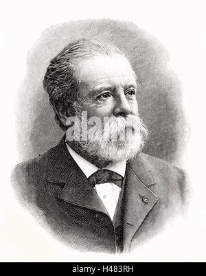 Etienne Jules Marey (1830-1903), französischer Physiologe. Pionier der Kinematographie Stockfoto