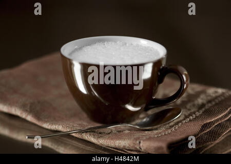 Tasse Cappuccino, Stockfoto