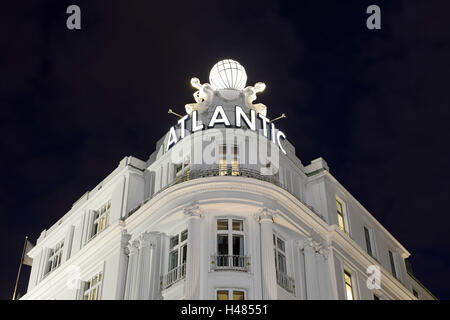 Prächtige Fassade des Grandhotel Atlantic, St. Georg, Hamburg, Deutschland Stockfoto