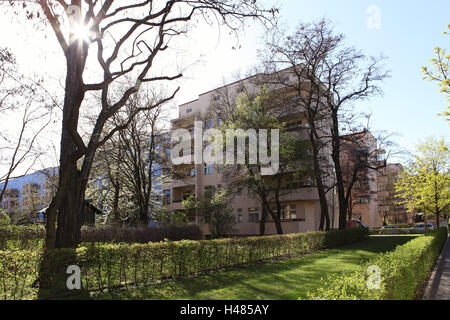 Berlin, Wohnstadt Carl Legien, UNESCO-Weltkulturerbe, Stockfoto