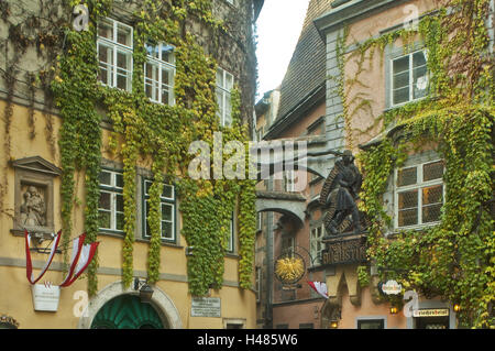 Österreich, Wien, speisten auf der griechischen Spur, eines der ältesten Restaurants Wien, Stockfoto