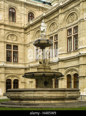 Österreich, Wien, gut vor der Wiener Staatsoper, Stockfoto