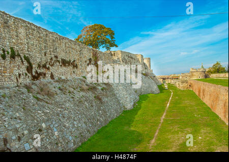 Festung von Belgrad befindet sich im Kalemegdan-Park und es ist der beliebteste Ort für Touristen, Belgrad Stockfoto