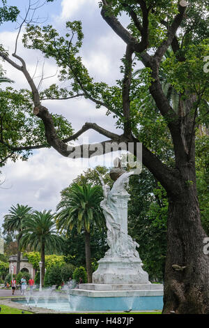 Quelle-Denkmal Doña Casilda Iturrizar in Bilbao Stadt, Baskenland, Spanien, Europa. Stockfoto