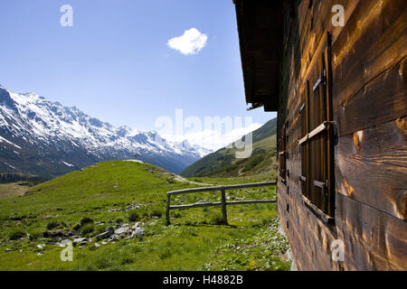 Stahlwerke, Silber Bergtal, Bereich Bludenz, Vorarlberg, Österreich, Alpen, Stockfoto