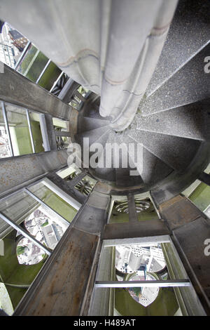 Deutschland, Baden-Württemberg, Ulm, Ulmer Münster, oberen Treppenhaus, Stockfoto