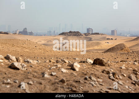 Ägypten, Kairo, Ansicht von Gizeh, Stockfoto