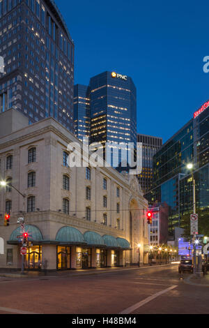 HEINZ HALL KULTURBEZIRK DOWNTOWN PITTSBURGH PENNSYLVANIA USA Stockfoto