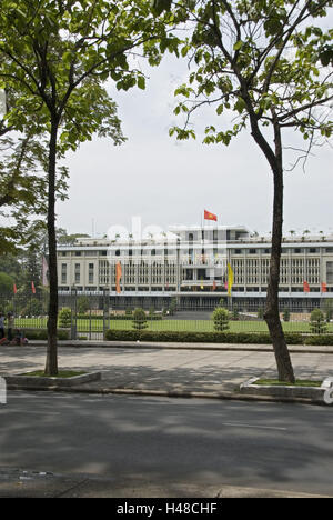 Vietnam, Ho-Chi-Minh-Stadt, Wiedervereinigungspalast, Stockfoto