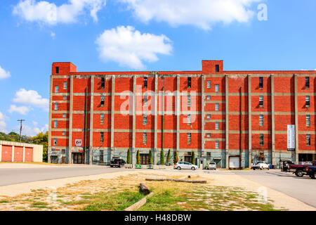 Alte Industriegebäude aus Manchester Street in der Distillery District Lexington KY Stockfoto