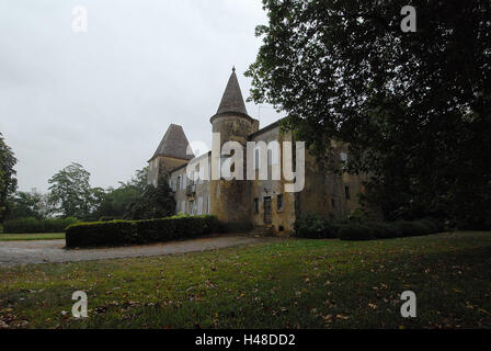 Frankreich, Villers-Cotterets, Geburtsort, Alexandre Dumas, Ort von Interesse, Haus, Gebäude, Wohnhaus, Autor, Sperre, Fassade, alte, historisch, Garten, draußen, menschenleer, Stockfoto