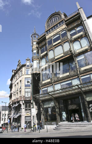 Belgien, Brüssel, Rue-Montagne-de-la-Cour, Musee des Instruments de Musique, Stockfoto