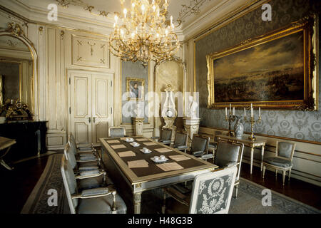 Österreich, Wien, Kaiserappartments im Kanzleramt die Reich-Darm-Trakt, Konferenzraum, Stockfoto