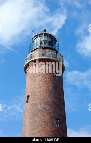 Die Ostsee, Darß, Leuchtturm Darßer Ort, Stockfoto