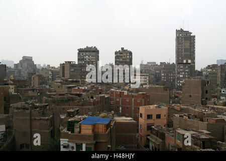 Ägypten, Kairo, Altstadt, Blick vom Bab Zweila, Stockfoto