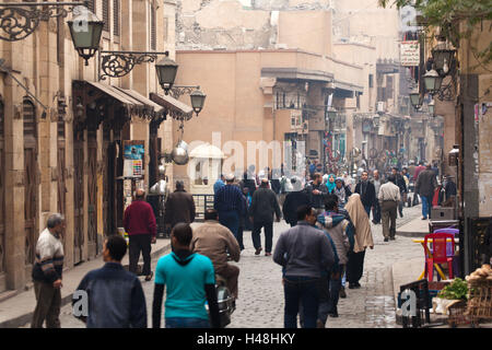 Ägypten, Kairo, islamische Altstadt, Straßenszene, Stockfoto