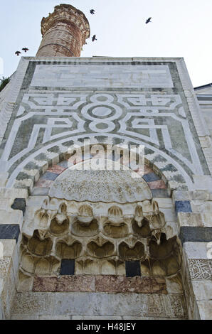 Türkei, Westküste, Izmir, Selcuk, Isa Bey Moschee, Tor, Stockfoto