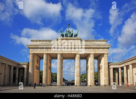 Deutschland, Berlin, Brandenburger Tor, Paris Platz, Stockfoto