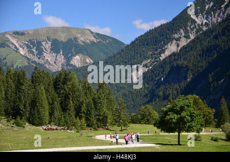 Österreich, Tirol, Fissura eng, Tal, Naturschutzgebiet, großen Ahorn-Boden, Stockfoto