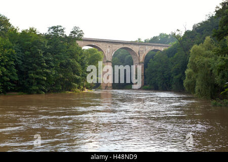 Deutschland, Sachsen, Görlitz, Bahn-Viadukt, Stockfoto