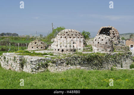 Türkei, Westküste, Izmir, Selcuk, historische Dampfbäder, Stockfoto