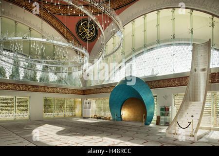 Türkei, Istanbul, Üsküdar, Sakirin Moschee auf dem Karacaahmet Friedhof, Stockfoto