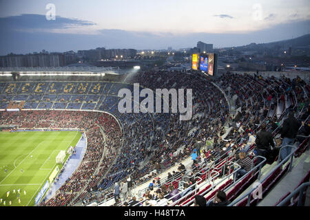 Camp Nou-Stadion, Barcelona, Spanien, Europa steht, Stockfoto