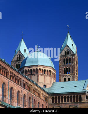 Deutschland, Rheinland-Pfalz, Speyer, Dom zu Speyer Stockfoto