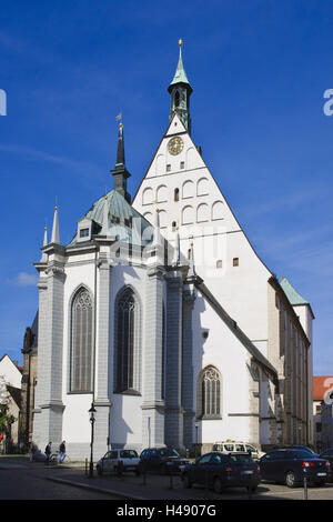 Freiberg, Untermarket, Dom, Sachsen, Deutschland, Stockfoto