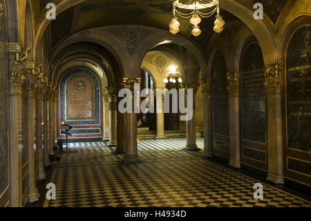 Österreich, Wien, Eingang Bereich griechisch-orientalischen "Metropolis Austria" auf dem Fleischmarkt 13, Kirche der Heiligen Dreifaltigkeit, Hauptkirche der griechisch-orthodoxen Bürger, Stockfoto