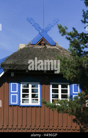 Litauen, Kurische Nehrung, Nida, Thomas-Mann-Haus, Stockfoto