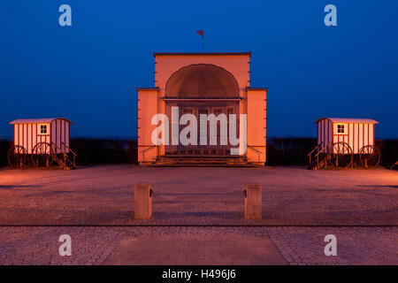 Usedom, Ostsee Wellness Bansin, Strandpromenade, Health Resort Pavillon, Stockfoto