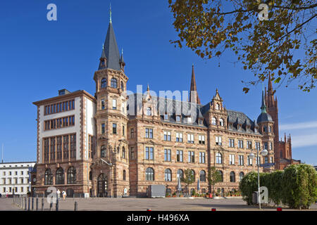 Deutschland, Hessen, Landeshauptstadt, Wiesbaden, neues Rathaus, Stockfoto